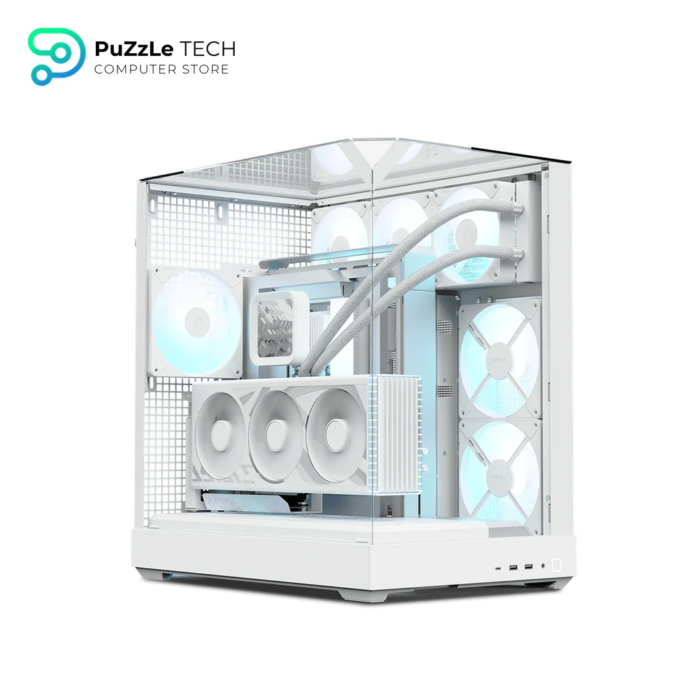 APNX V2 White Mid Tower Case 8