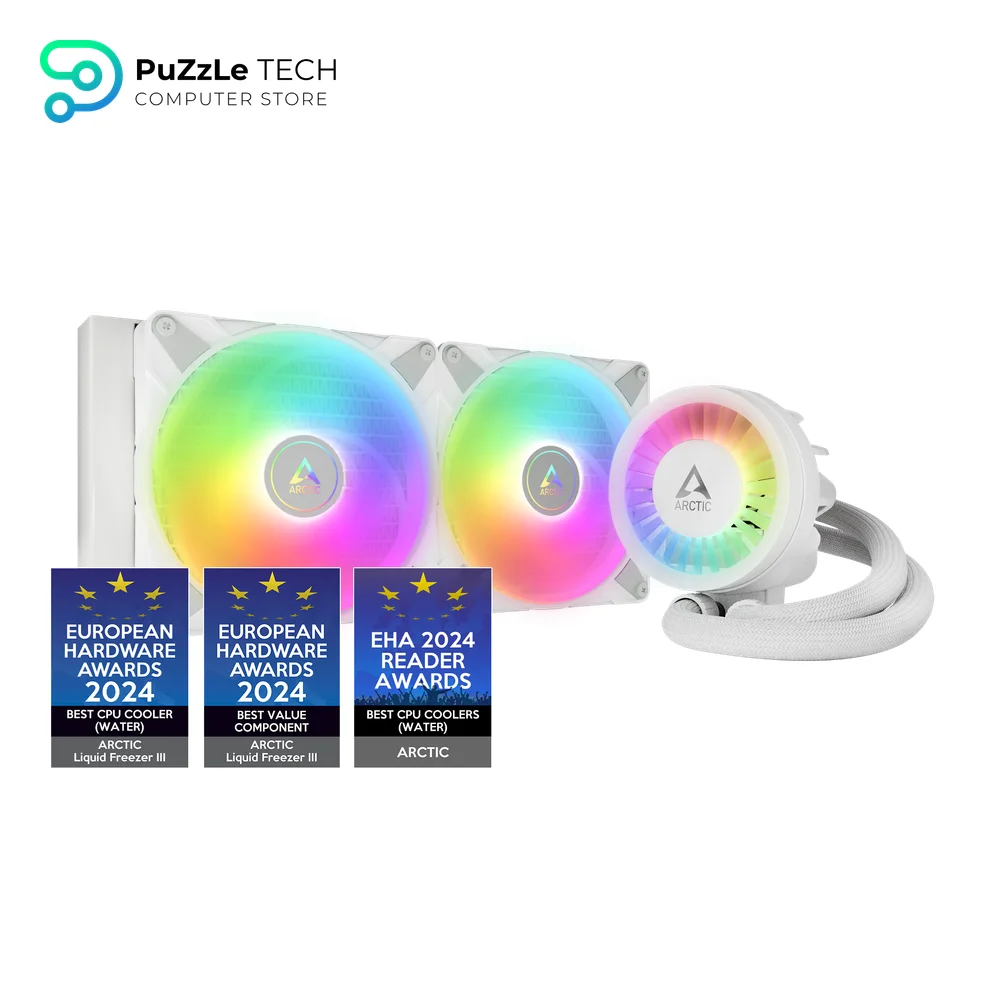 ARCTIC Liquid Freezer III 280 - Water Cooling PC - All-in-One CPU AIO Water Cooler - White