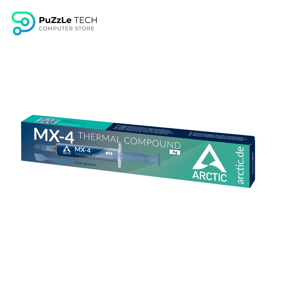 ARCTIC MX-4 (incl Spatula - 4 g) - Premium Performance Thermal Paste for All Processors (CPU - GPU - PC) Very high Thermal Conductivity