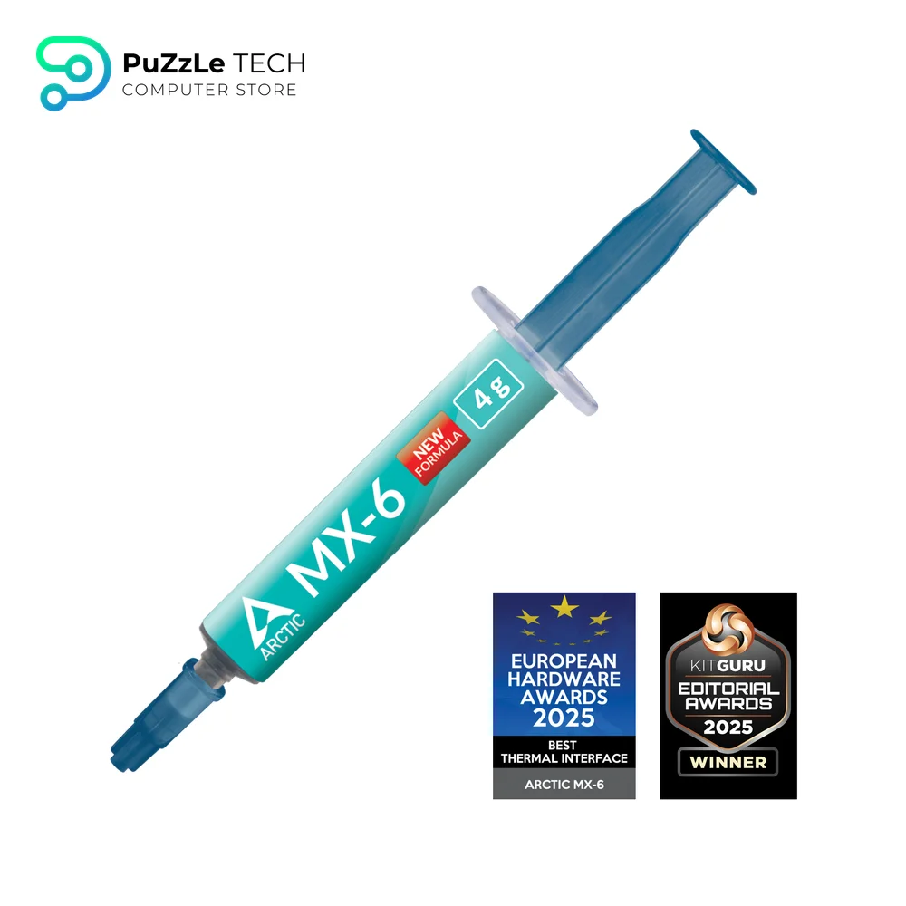 ARCTIC MX-6 2g - Ultimate Performance Thermal Paste - Very High Thermal Conductivity Long Durability Non-Conductive