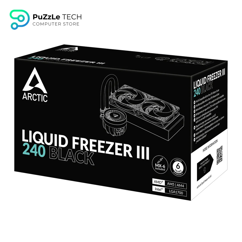 ARCTIC Liquid Freezer III 240 - Water-Cooled PC - All-in-One Water Cooler for AIO Processor 6