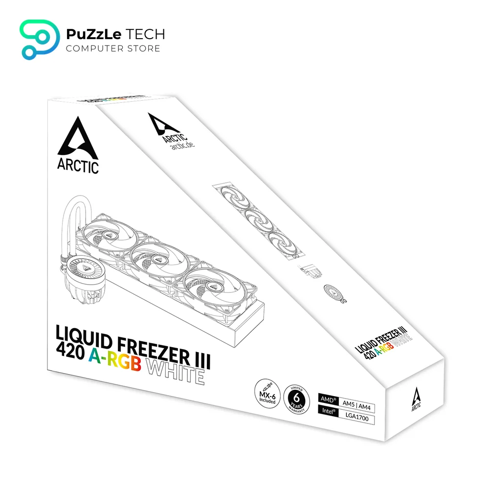 ARCTIC Liquid Freezer III 420 White RGB 8