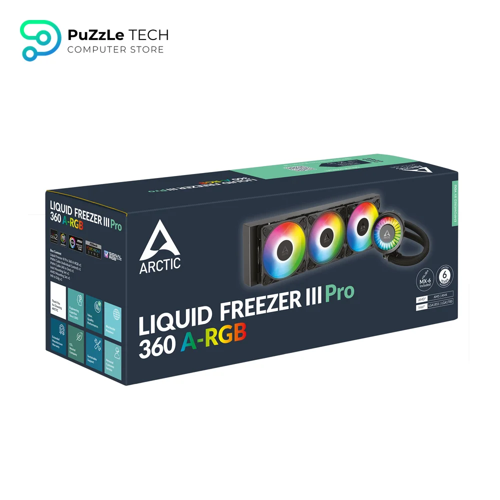 ARCTIC Liquid Freezer III Pro 360 Black RGB Fan 6