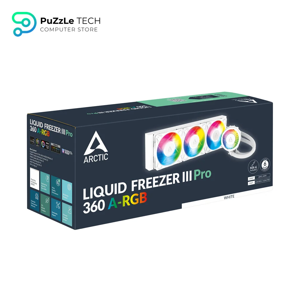 ARCTIC Liquid Freezer III Pro 360 White RGB 6