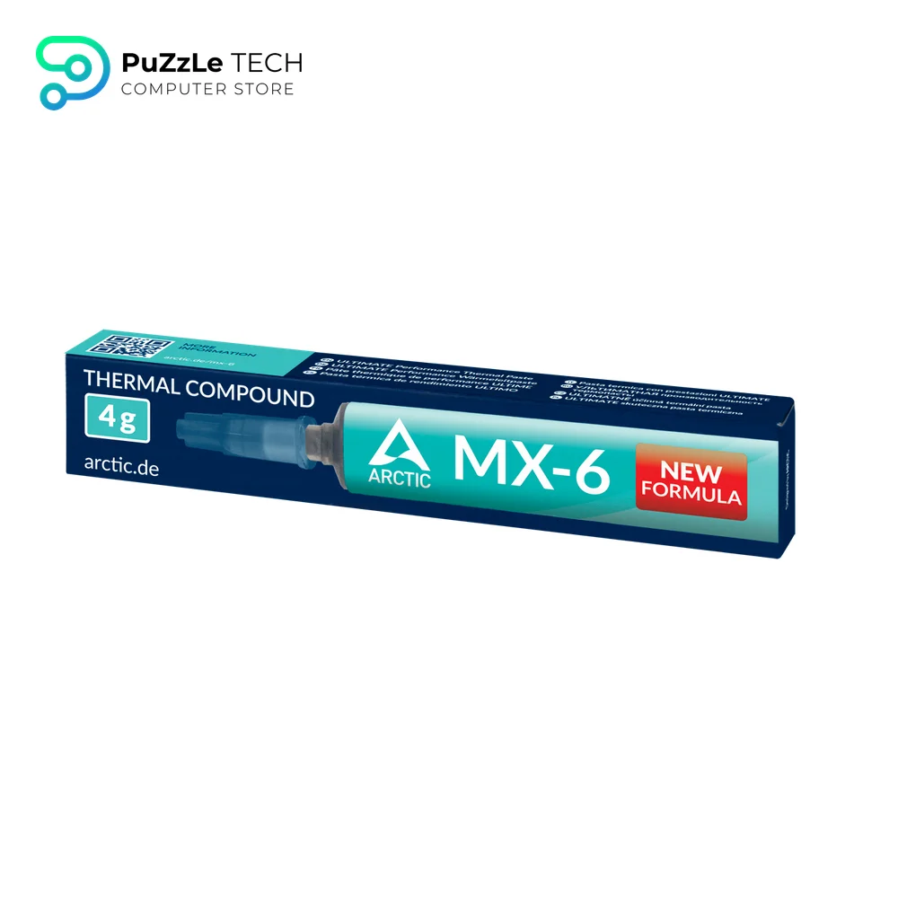 ARCTIC MX-6 2g - Ultimate Performance Thermal Paste - Very High Thermal Conductivity Long Durability Non-Conductive