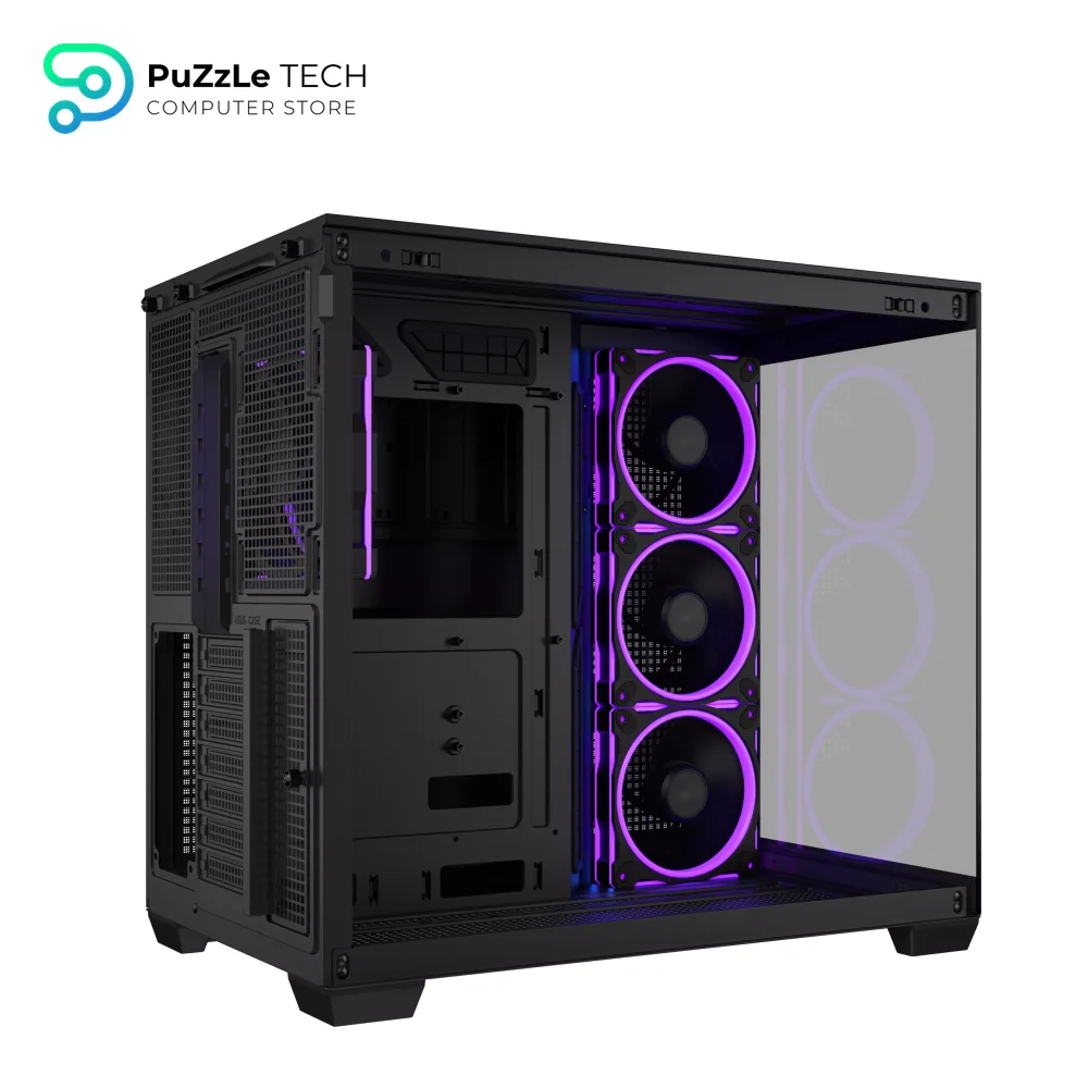 ASUS A32 PLUS Mid-tower ATX Black ARGB Case