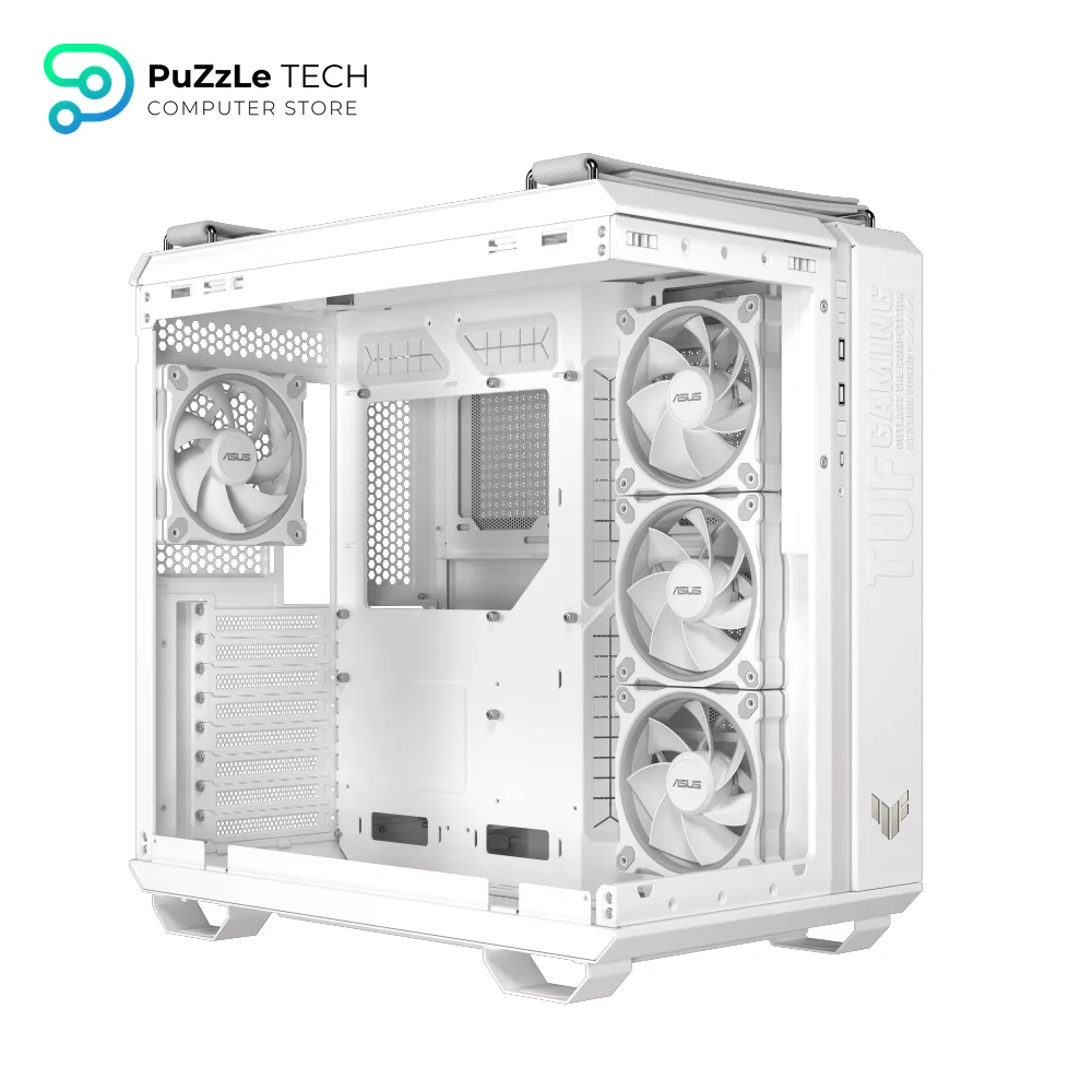 ASUS TUF Gaming GT502 Horizon TG ARGB White Mid Tower Case