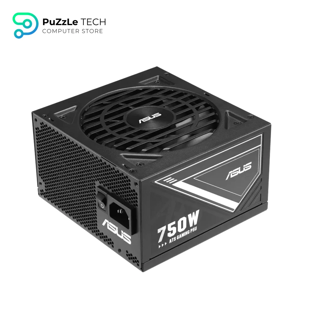 ASUS 750W ATS Gold Power Supply - ATX 12V +80 Plus Gold Certified - Dual Ball Fan Bearings - Reliable PSU 4