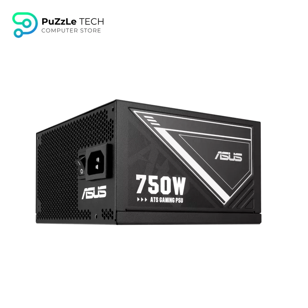 ASUS 750W ATS Gold Power Supply - ATX 12V +80 Plus Gold Certified - Dual Ball Fan Bearings - Reliable PSU 5