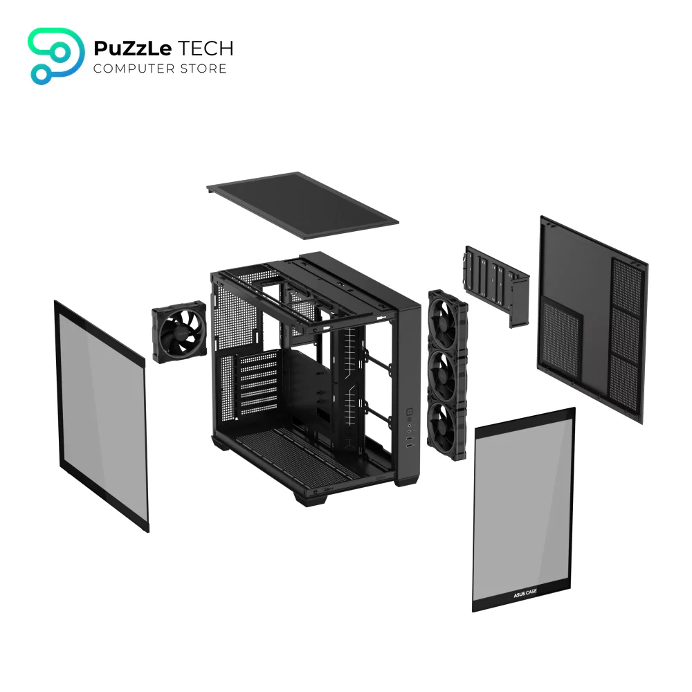 ASUS A32 PLUS Mid-tower ATX Black ARGB Case 7