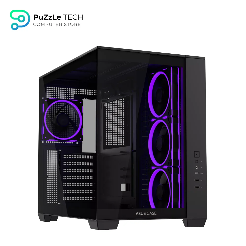 ASUS A32 PLUS Mid-tower ATX Black ARGB Case 9