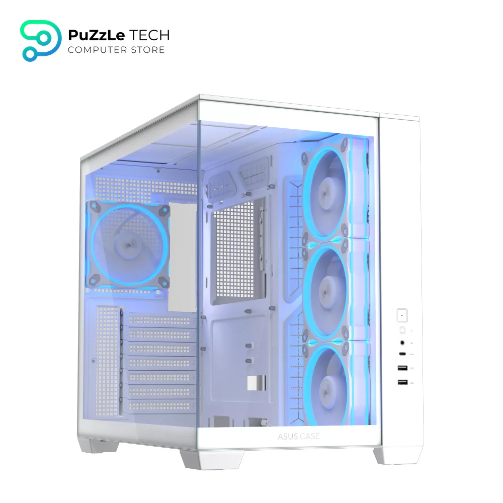 ASUS A32 PLUS Mid-tower ATX White ARGB Case 8