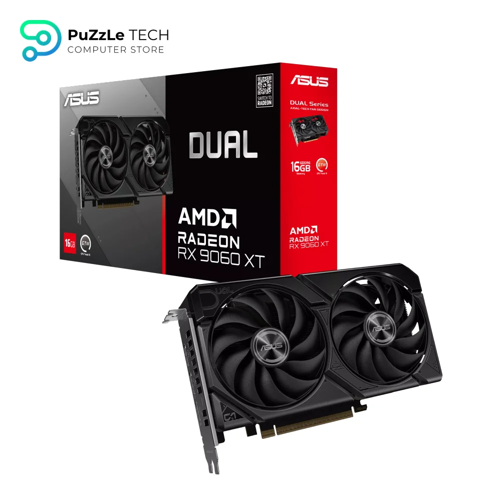 ASUS Dual Radeon RX 9060 XT 16GB GDDR6 4