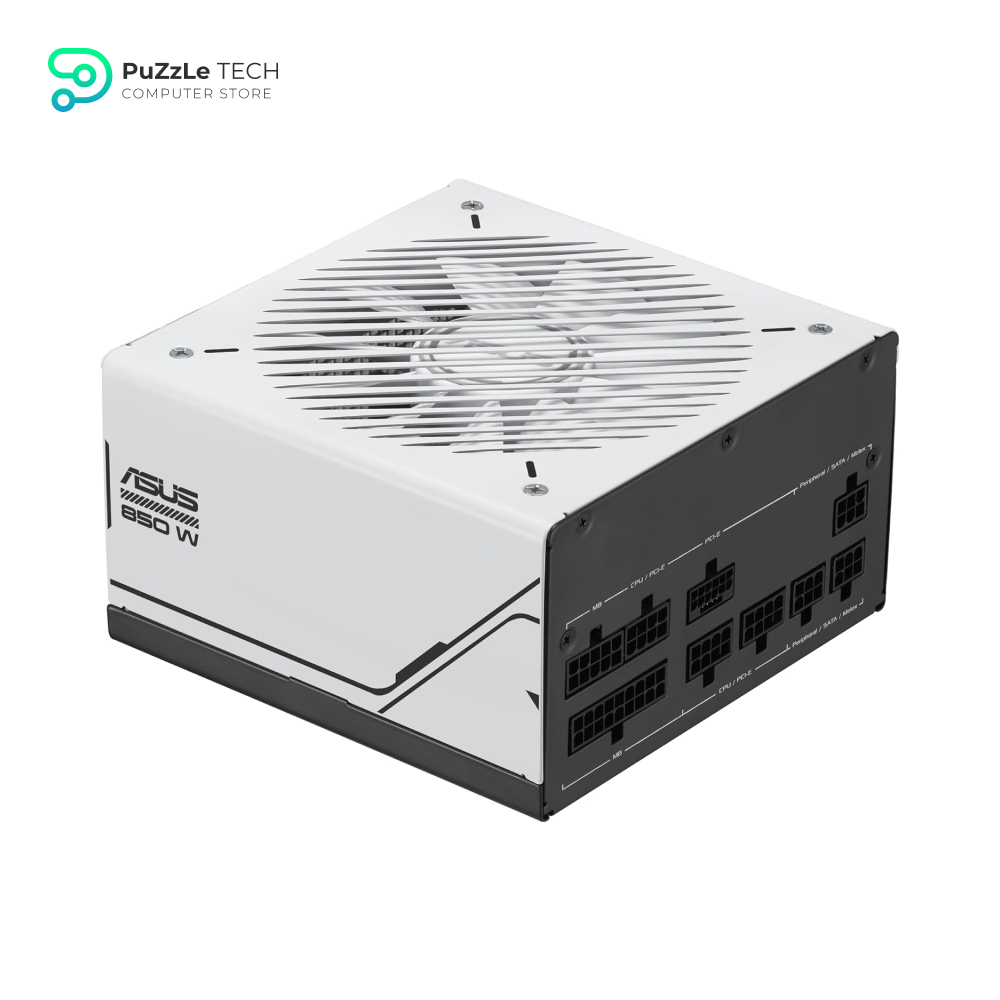 ASUS Prime 850W Gold (850 Watt - ATX 3.0 Compatible - Fully Modular Power Supply - 80+ Gold Certified - Dual Ball Bearings - Two Color Options in One) 2