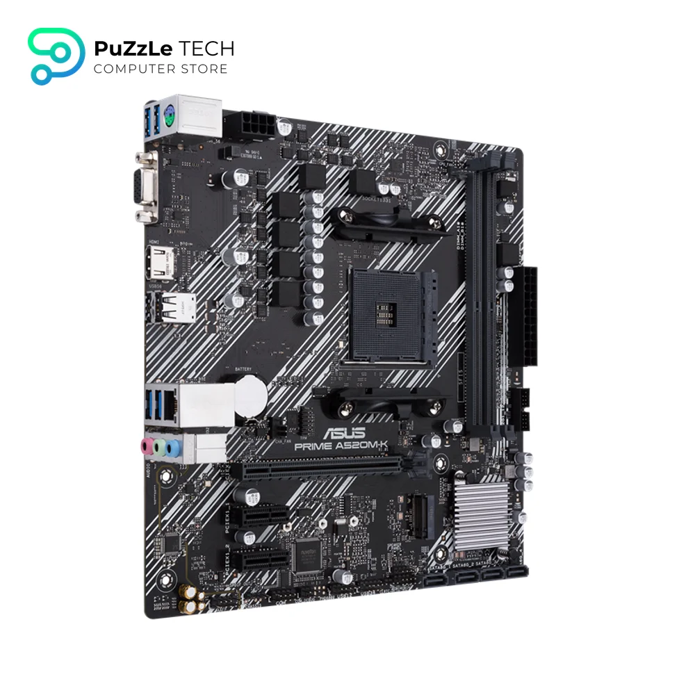 ASUS PRIME A520M-K AMD AM4 Motherboard 3