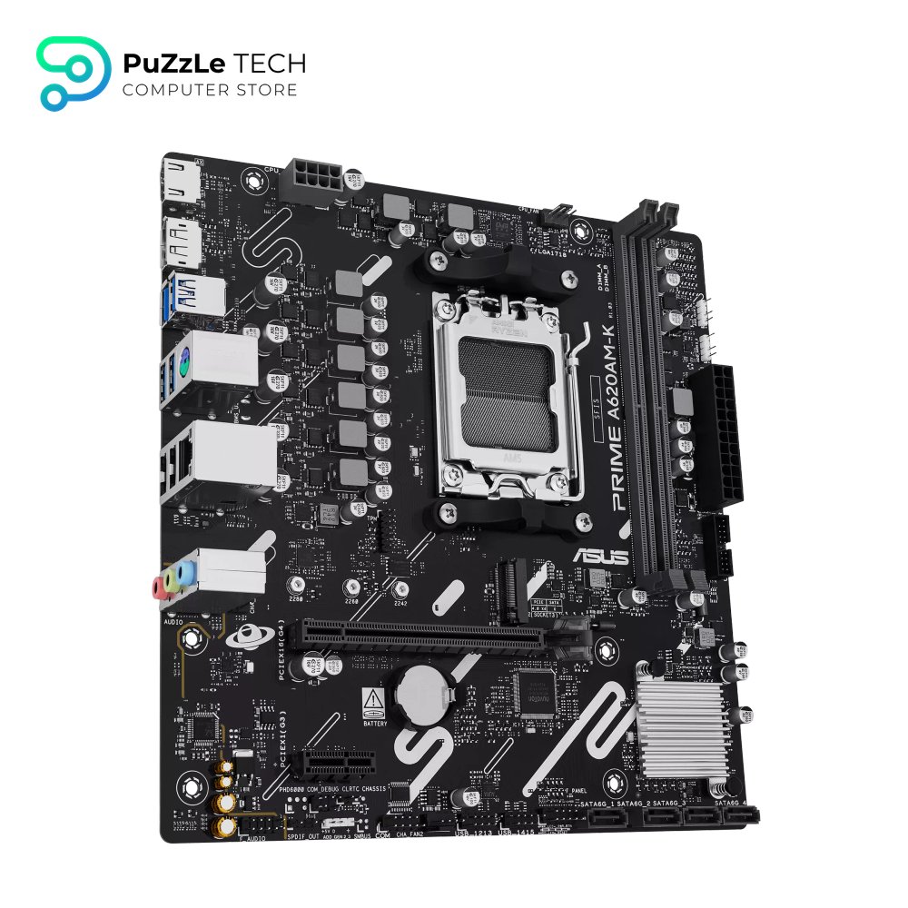 ASUS PRIME A620AM-K DDR5 AM5 MOTHERBOARD 3