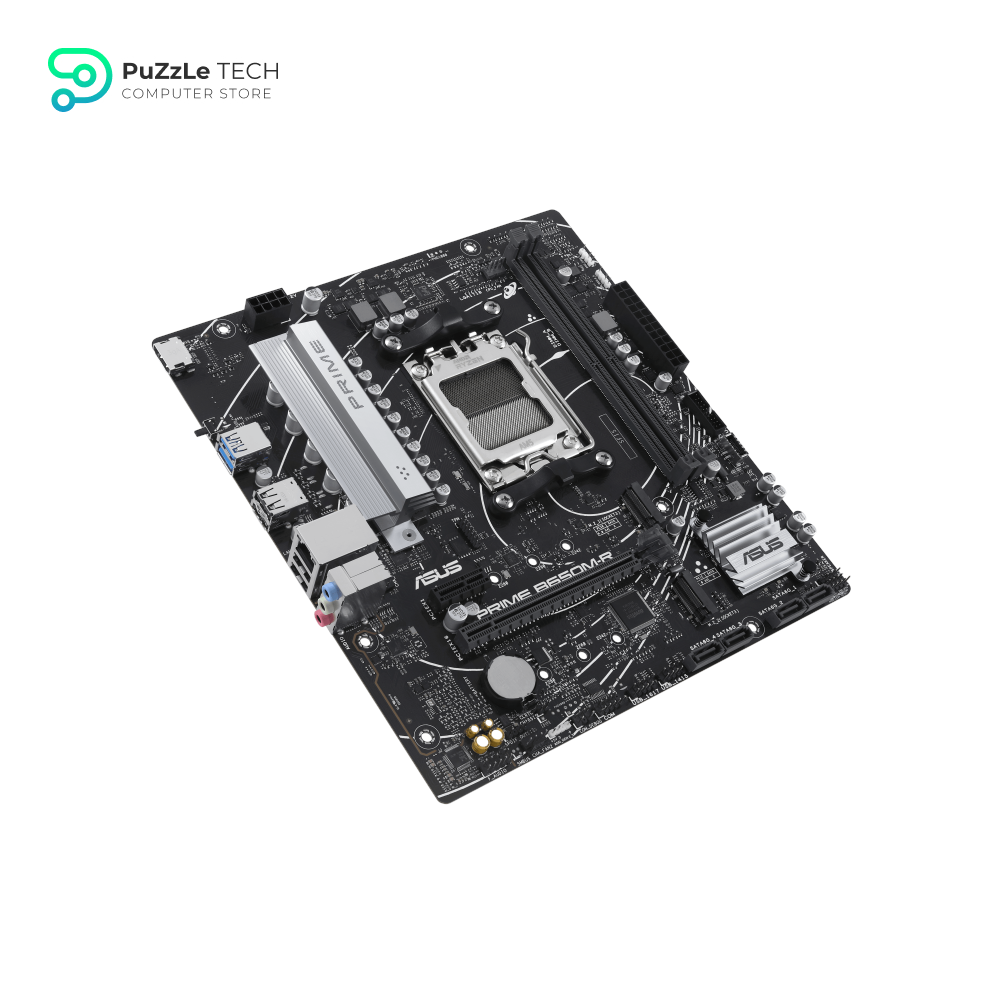 ASUS PRIME B650M-R AMD DDR5, AMD B650, AM5, Micro ATX, 2 DDR5, HDMI, 2.5G LAN, PCIe4, 2x M.2 4