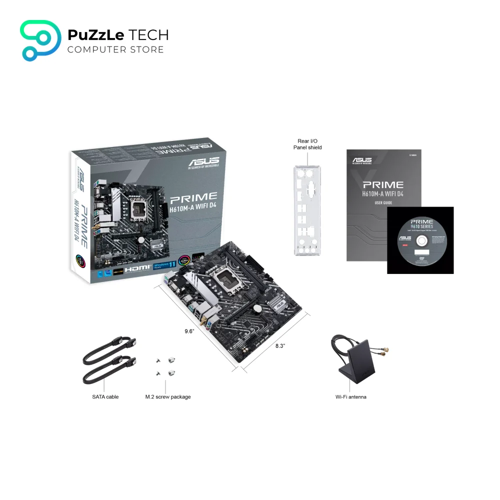 ASUS PRIME H610M-A WIFI D4-Micro-ATX Motherboard 7