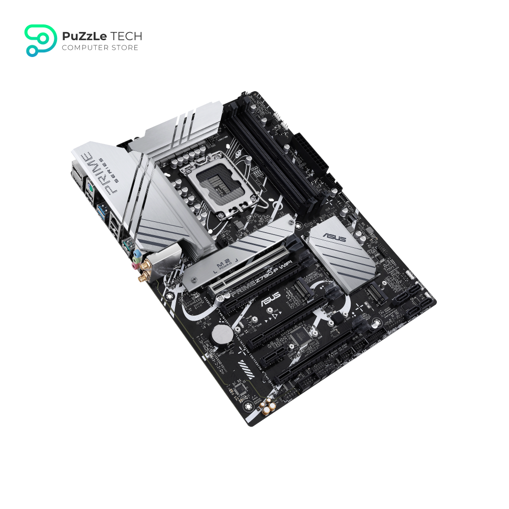 ASUS Prime Z790-P WiFi LGA 1700(Intel® 13th &12th Gen) ATX Motherboard (PCIe 5.0,DDR5,14+1 Power Stages,3X M.2,WiFi 6,Bluetooth v5.2,2.5Gb LAN, Front Panel USB 3.2 Gen 2 Type-C®, Thunderbolt™ 4/USB4) 5
