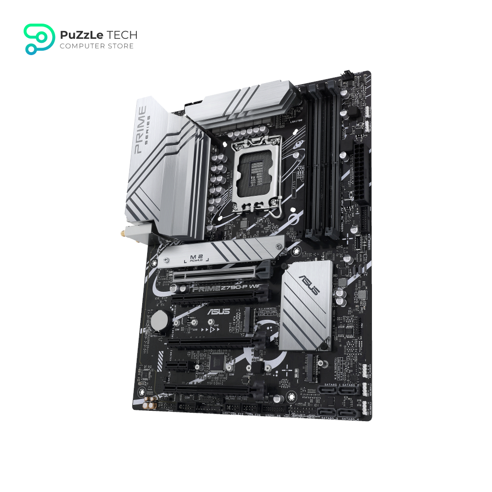 ASUS Prime Z790-P WiFi LGA 1700(Intel® 13th &12th Gen) ATX Motherboard (PCIe 5.0,DDR5,14+1 Power Stages,3X M.2,WiFi 6,Bluetooth v5.2,2.5Gb LAN, Front Panel USB 3.2 Gen 2 Type-C®, Thunderbolt™ 4/USB4) 4