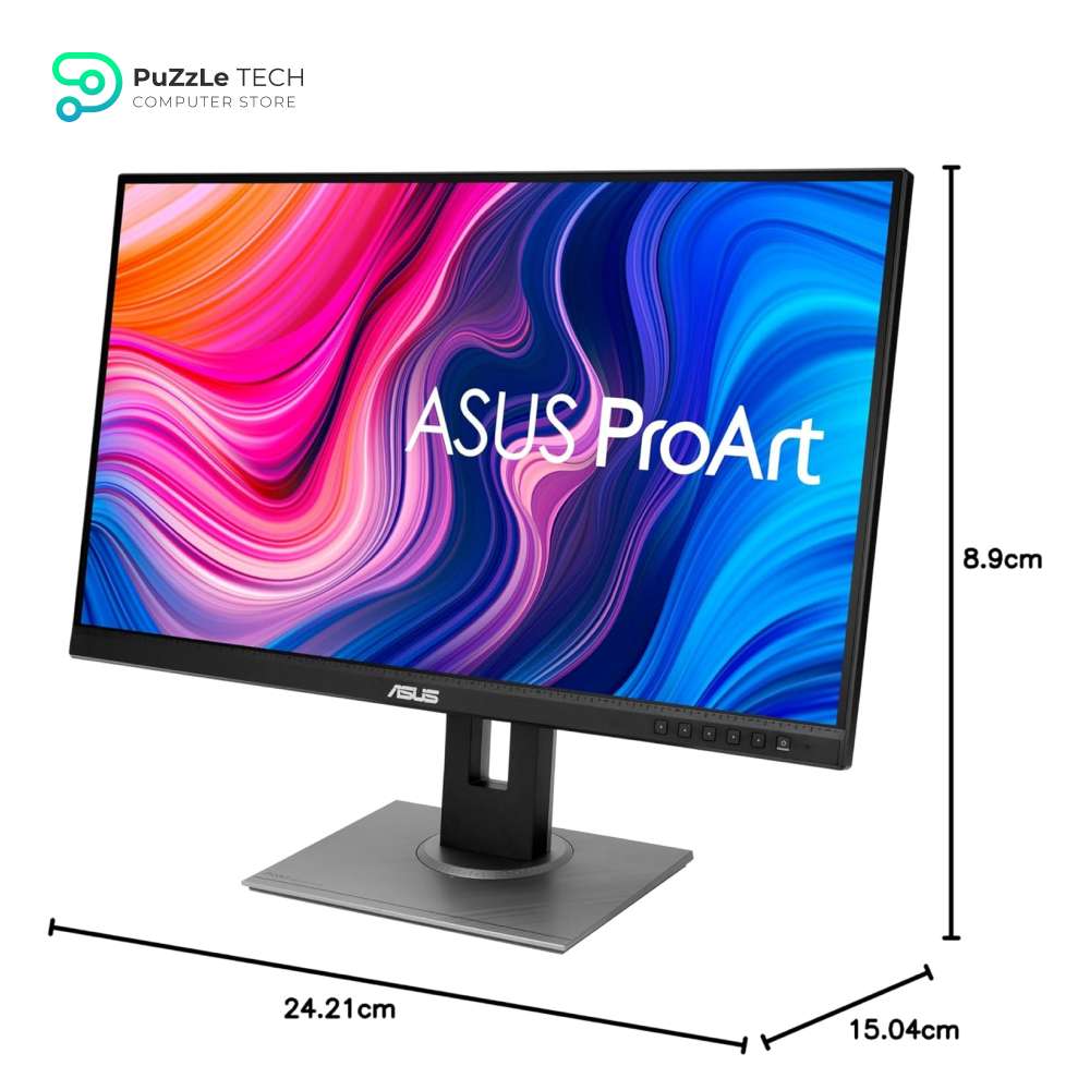ASUS ProArt Display PA278QV 27 WQHD (2560 x 1440) Monitor - 100% sRGB - IPS - DisplayPort HDMI DVI-D Mini DP - Calman Verified - Eye Care - Anti-glare - Tilt Pivot Swivel Height Adjustable 5