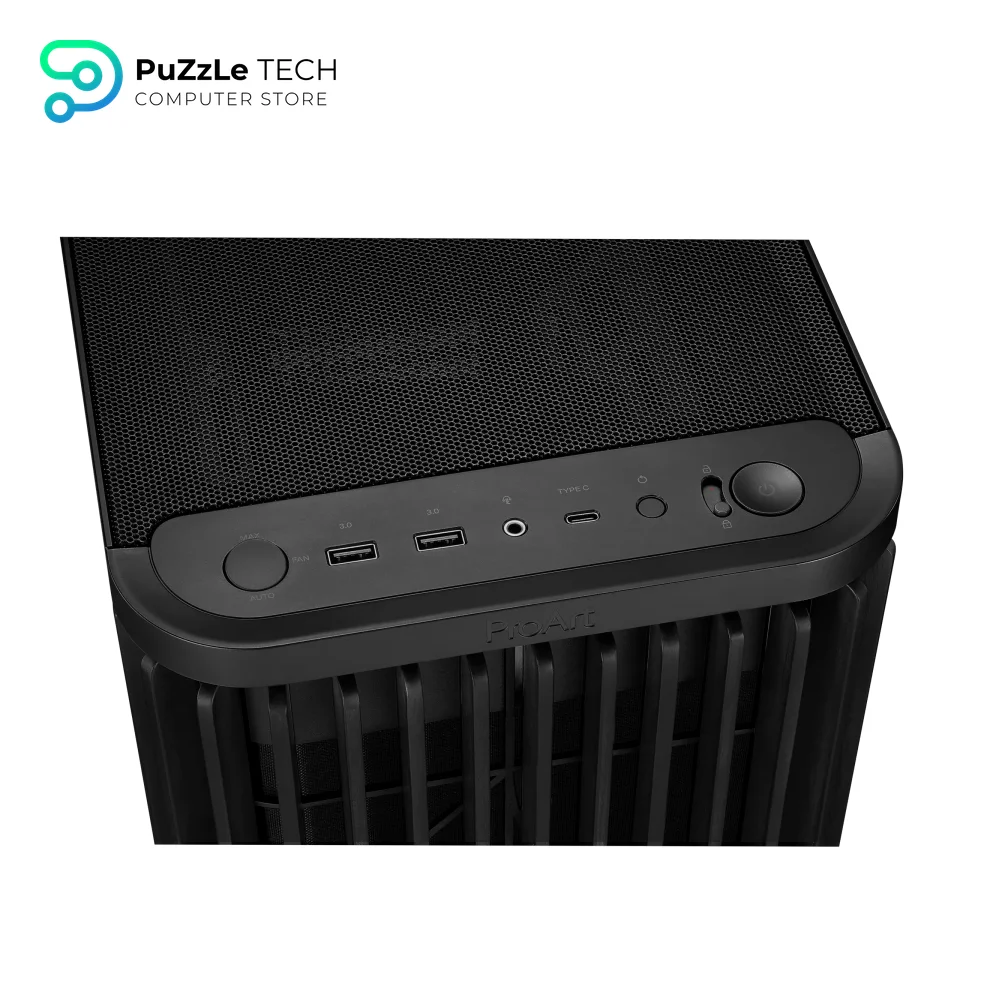 ASUS ProArt PA401 Wood Edition Medium Tower ATX PC Case Wooden Front Panel Metal 11