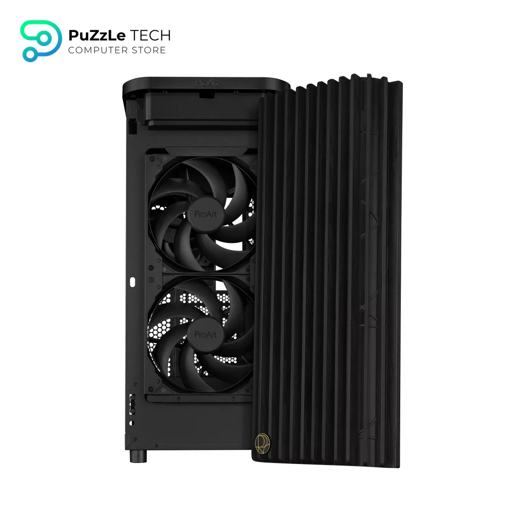ASUS ProArt PA401 Wood Edition Medium Tower ATX PC Case Wooden Front Panel Metal