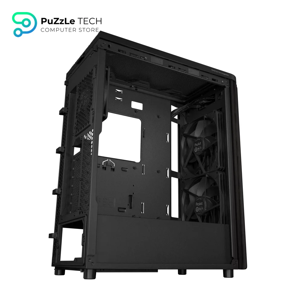 ASUS ProArt PA401 Wood Edition Medium Tower ATX PC Case Wooden Front Panel Metal 4