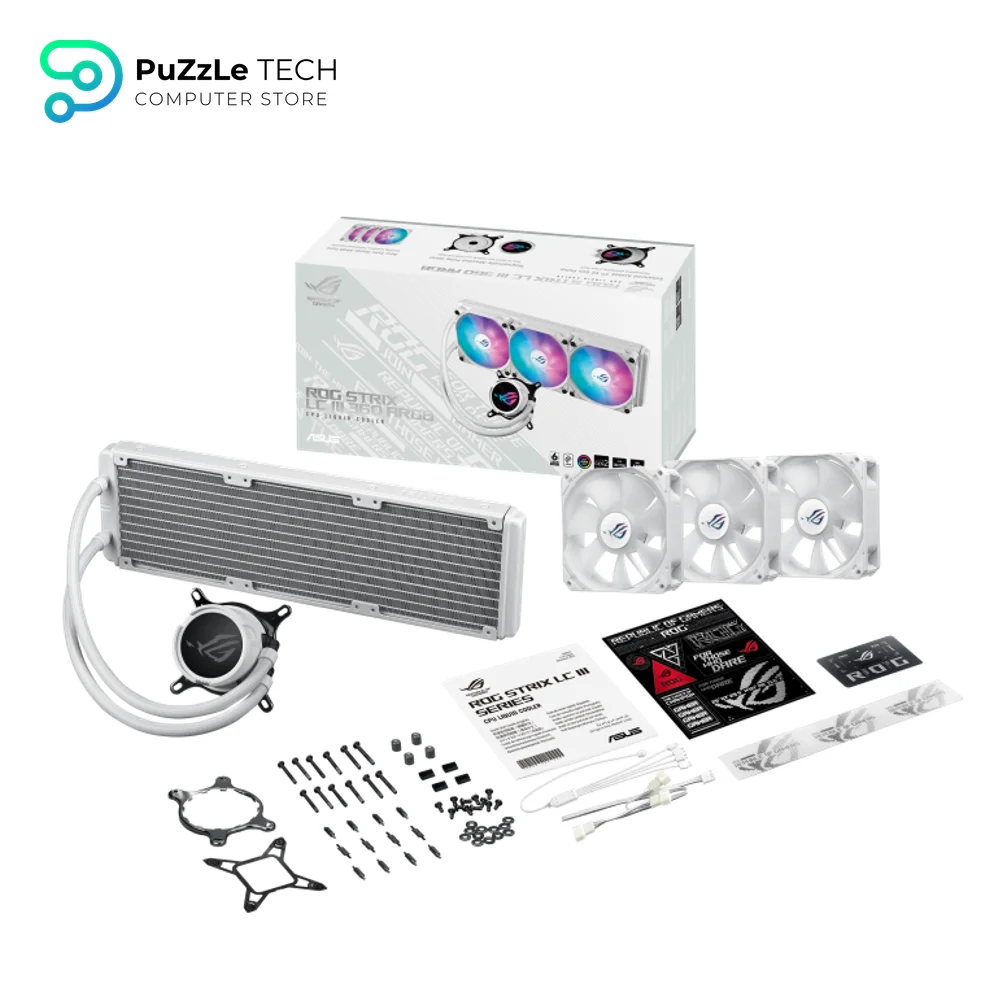ASUS ROG Strix LC III 360 ARGB White Liquid 7