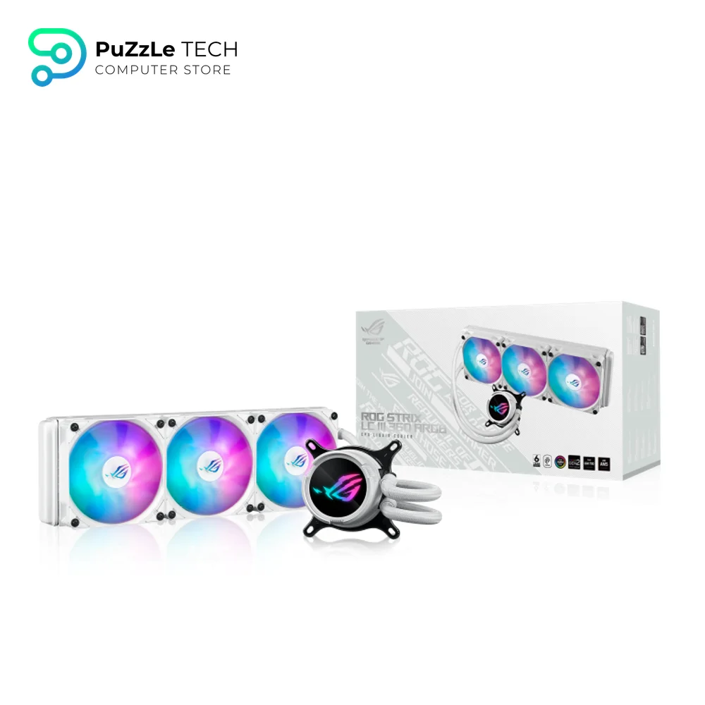 ASUS ROG Strix LC III 360 ARGB White Liquid 6