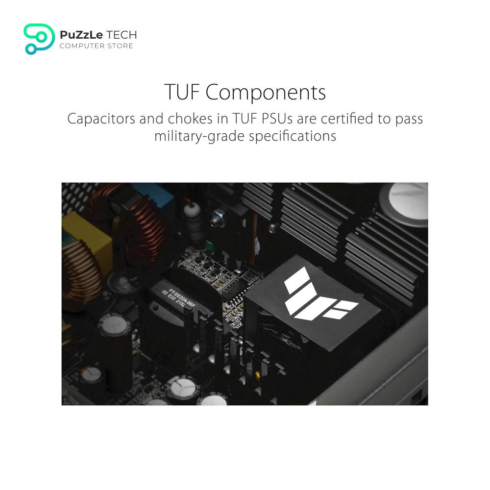 ASUS TUF Gaming 850W Gold (850 Watt - Fully Modular Power Supply - 80+ Gold Certified - ATX 3.0 Compatible - Military-grade Components - Dual Ball Bearing - Axial-tech Fan - PCB Coating) 7