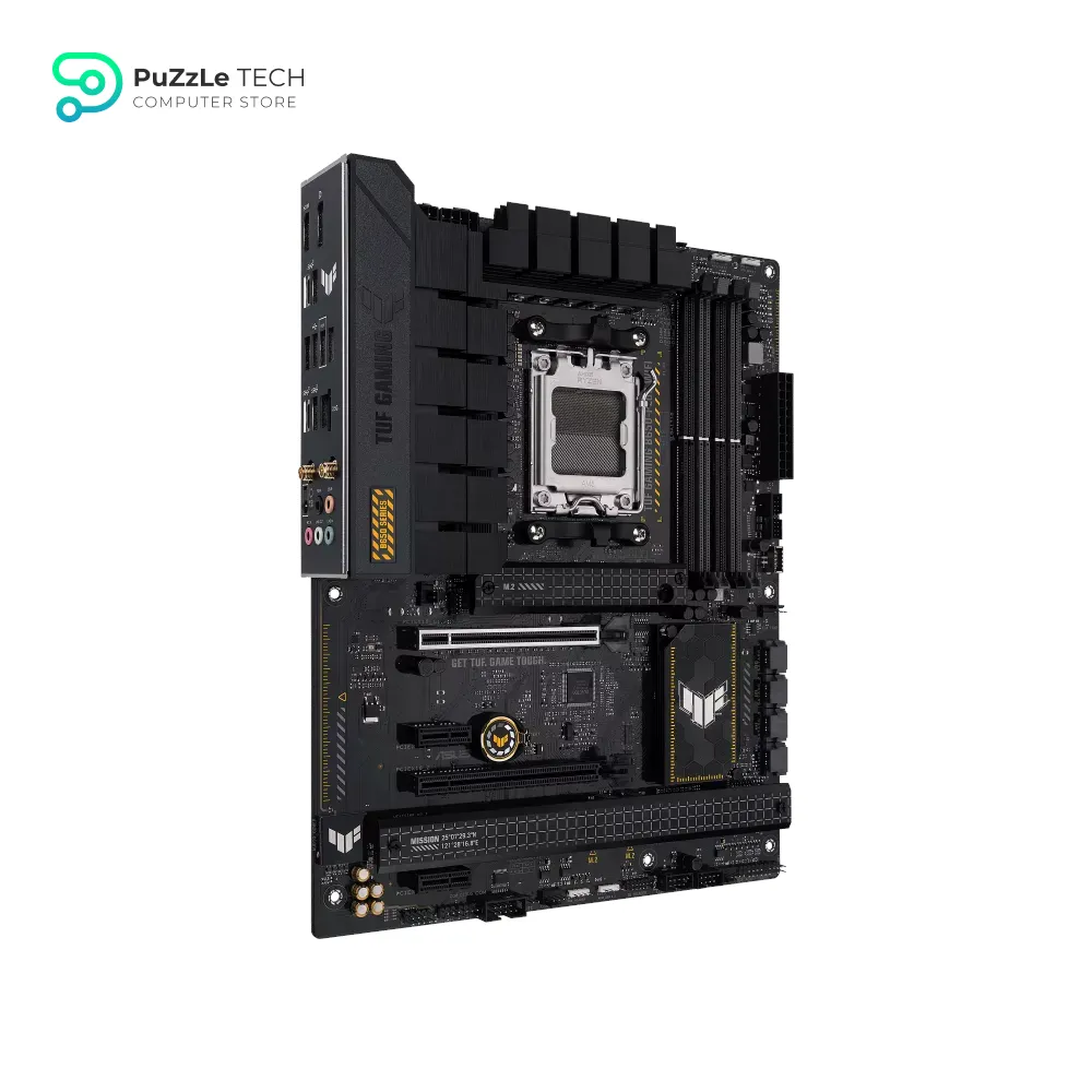 ASUS TUF GAMING B650-PLUS WIFI DDR5, Socket AM5, Ryzen 7000, ATX, DDR5, PCIe 5.0 M.2, WiFi 6, USB4 and Aura Sync Compatibility - AMD B650 Motherboard 3