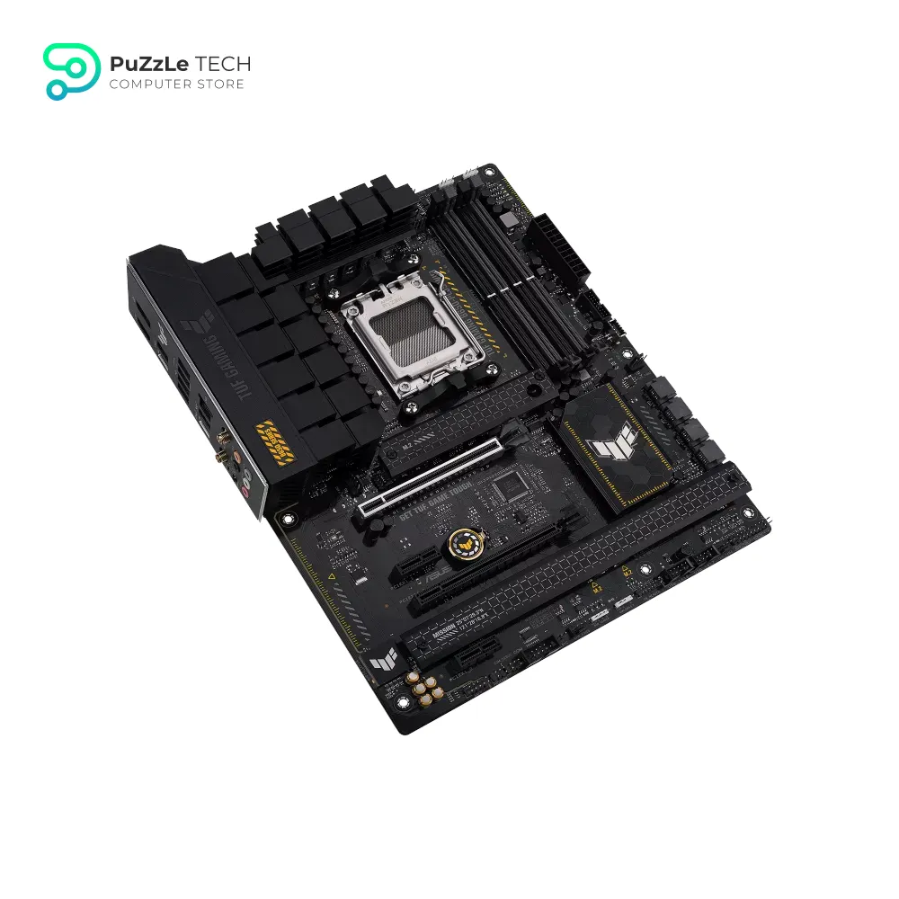 ASUS TUF GAMING B650-PLUS WIFI DDR5, Socket AM5, Ryzen 7000, ATX, DDR5, PCIe 5.0 M.2, WiFi 6, USB4 and Aura Sync Compatibility - AMD B650 Motherboard 5