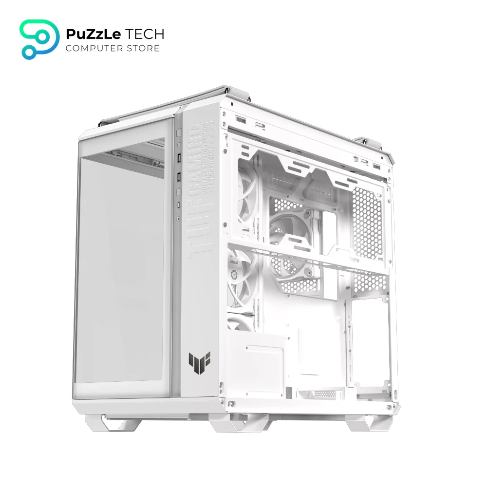 ASUS TUF Gaming GT502 Horizon TG ARGB White Mid Tower Case 7