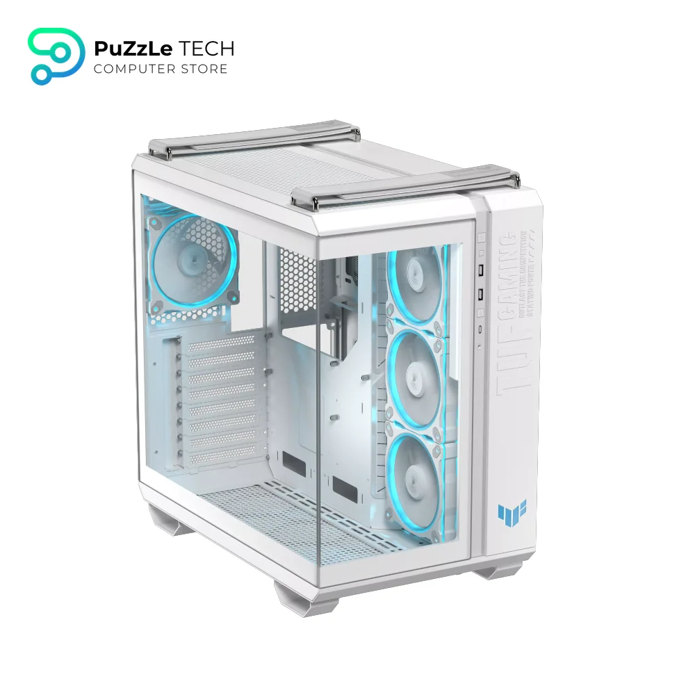 ASUS TUF Gaming GT502 Horizon TG ARGB White Mid Tower Case 16