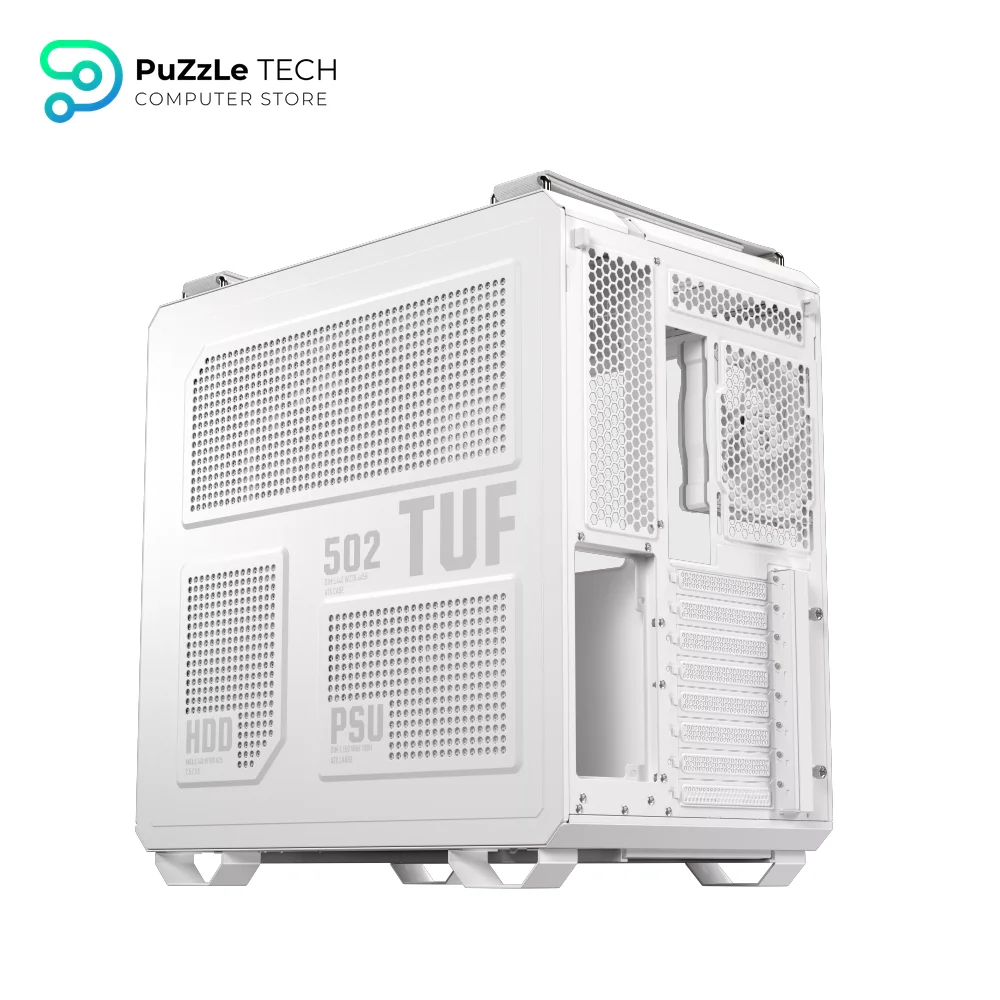 ASUS TUF Gaming GT502 Horizon TG ARGB White Mid Tower Case 9