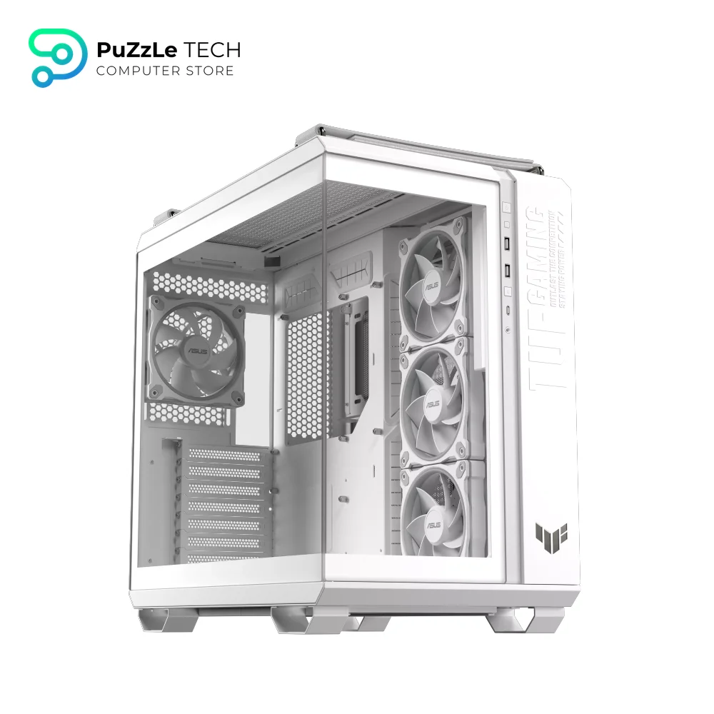ASUS TUF Gaming GT502 Horizon TG ARGB White Mid Tower Case 12