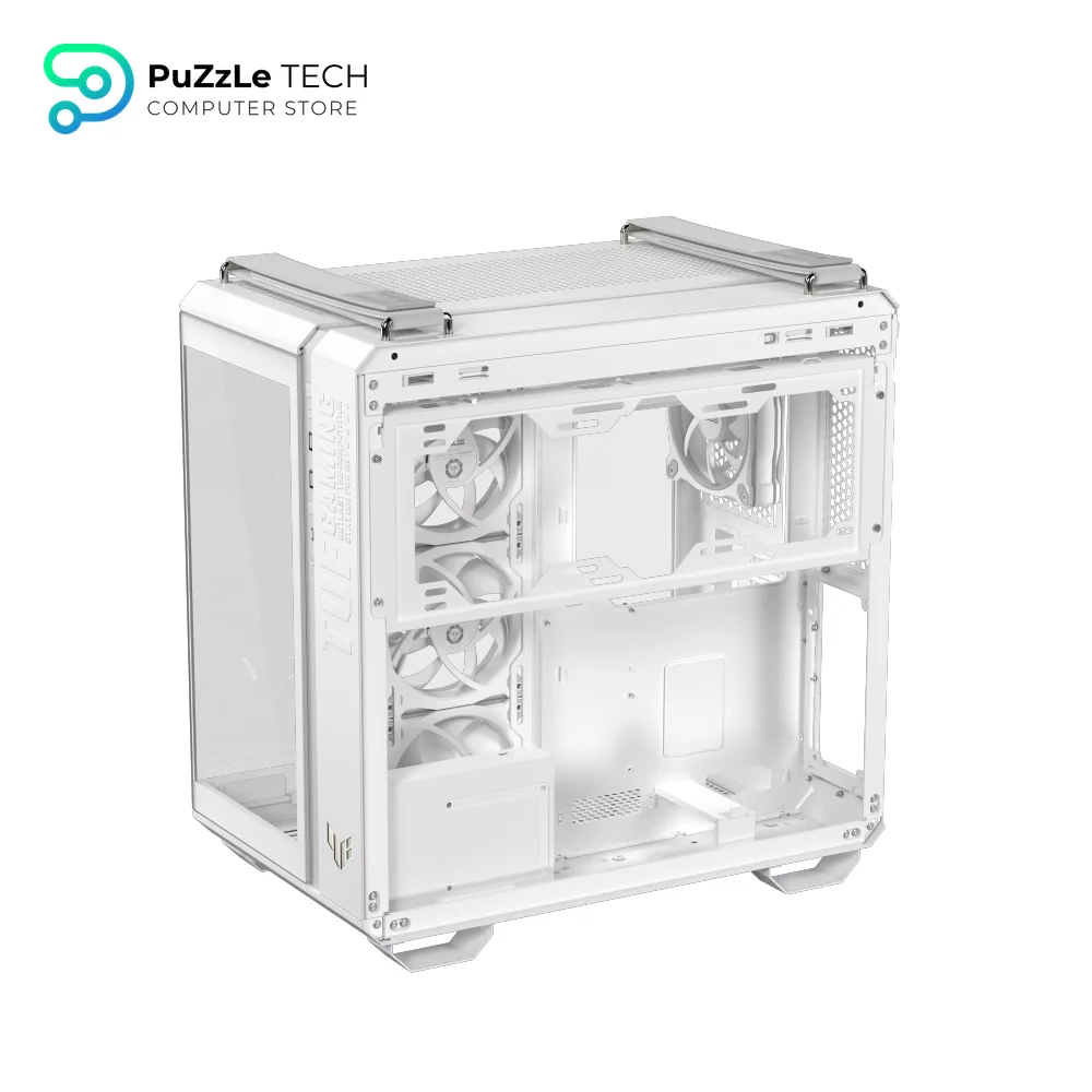 ASUS TUF Gaming GT502 Horizon TG ARGB White Mid Tower Case 8