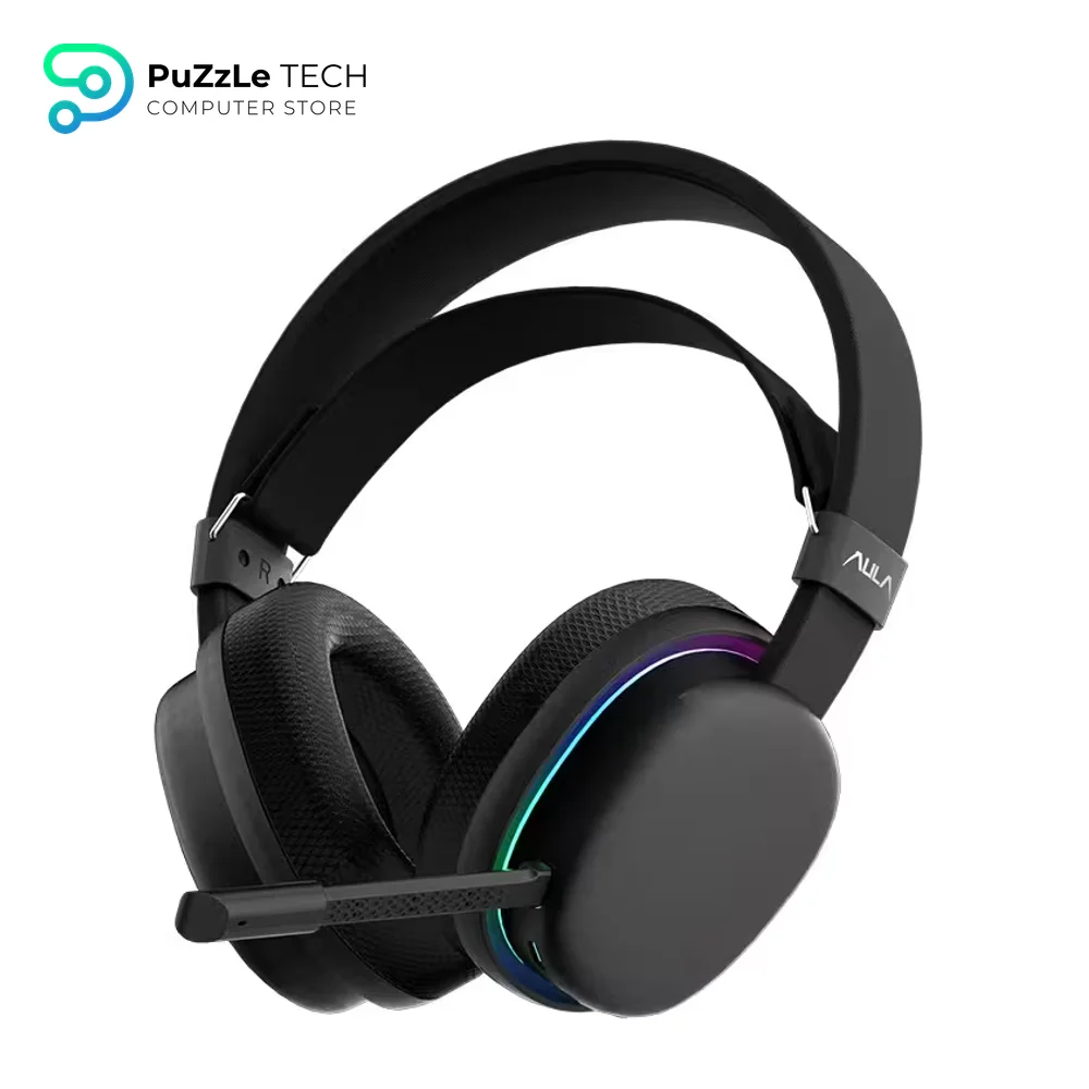 AULA G7 Pro Wireless 7.1 Surround Gaming Headset, Black-5323