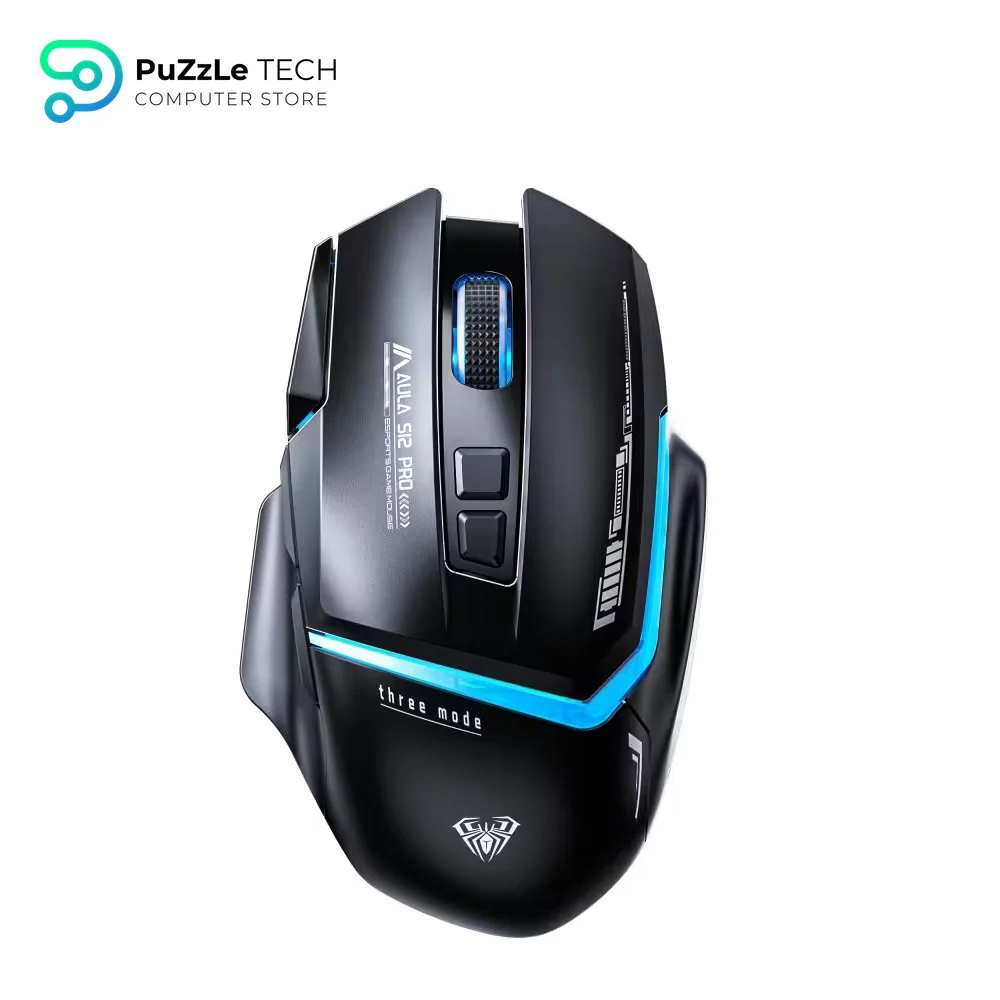 AULA S12PRO Wired Gaming Mouse, Black
