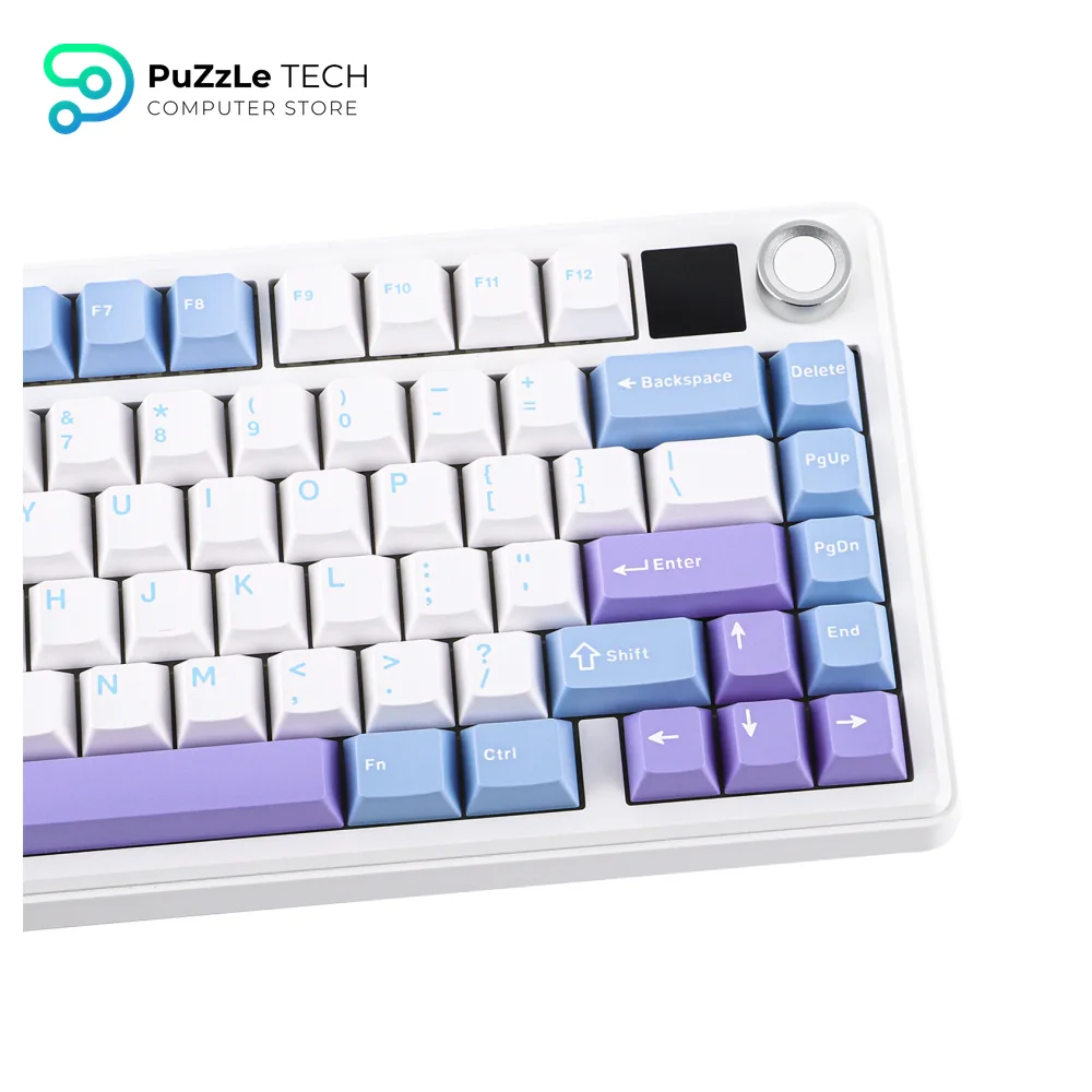 AULA F75 MAX Mechanical Keyboard Tri-Mode Reaper Switch, Glacier Blue-1158 11