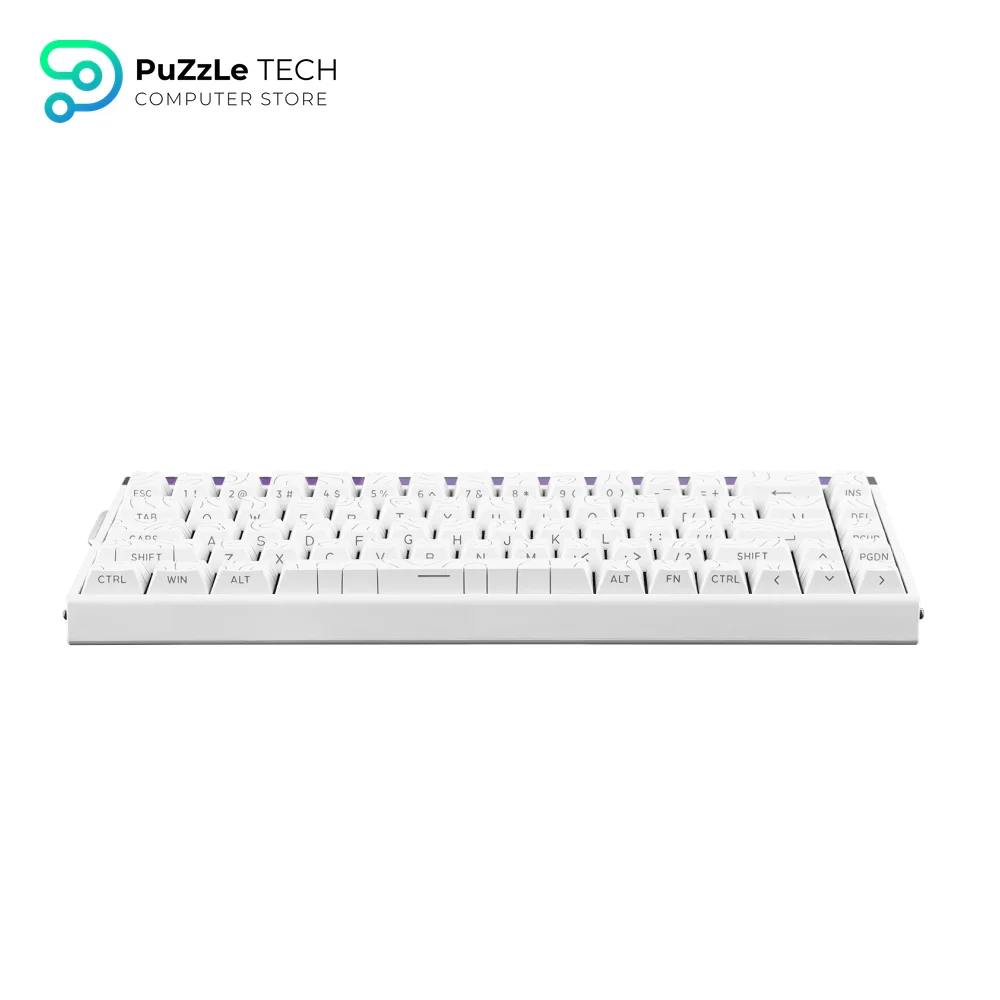 AULA HERO68 HE Magnetic Switch Keyboard 8K Wired Black King Switch, White Contour-4166 5