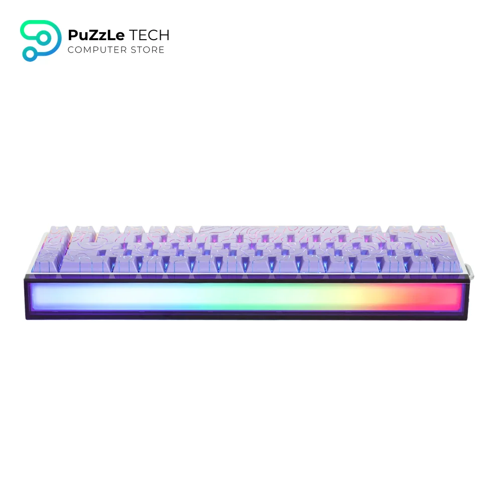 AULA HERO68 HE Magnetic Switch Keyboard 8K Wired Dragon King Switch, Gradient Purple-4197 8