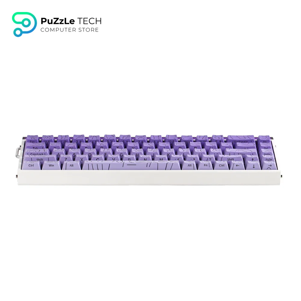 AULA HERO68 HE Magnetic Switch Keyboard 8K Wired Dragon King Switch, Gradient Purple-4197 4