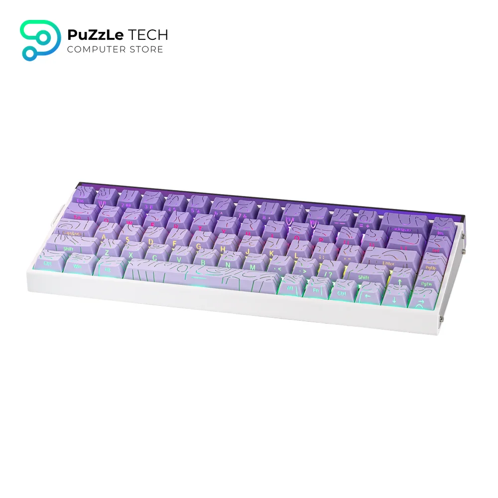 AULA HERO68 HE Magnetic Switch Keyboard 8K Wired Dragon King Switch, Gradient Purple-4197 3