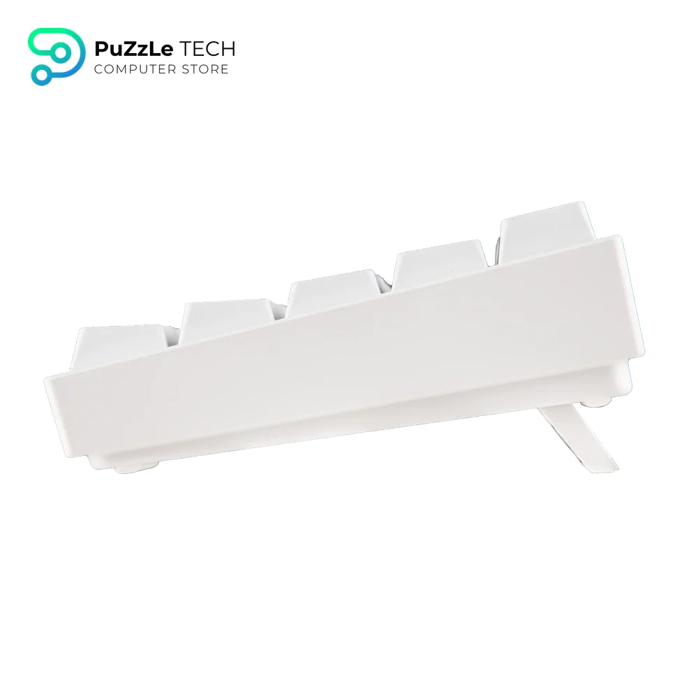 AULA MINI60 HE Pro Magnetic Switch Keyboard Tri-Mode 8K Mistcloud Switch, White-2193 5