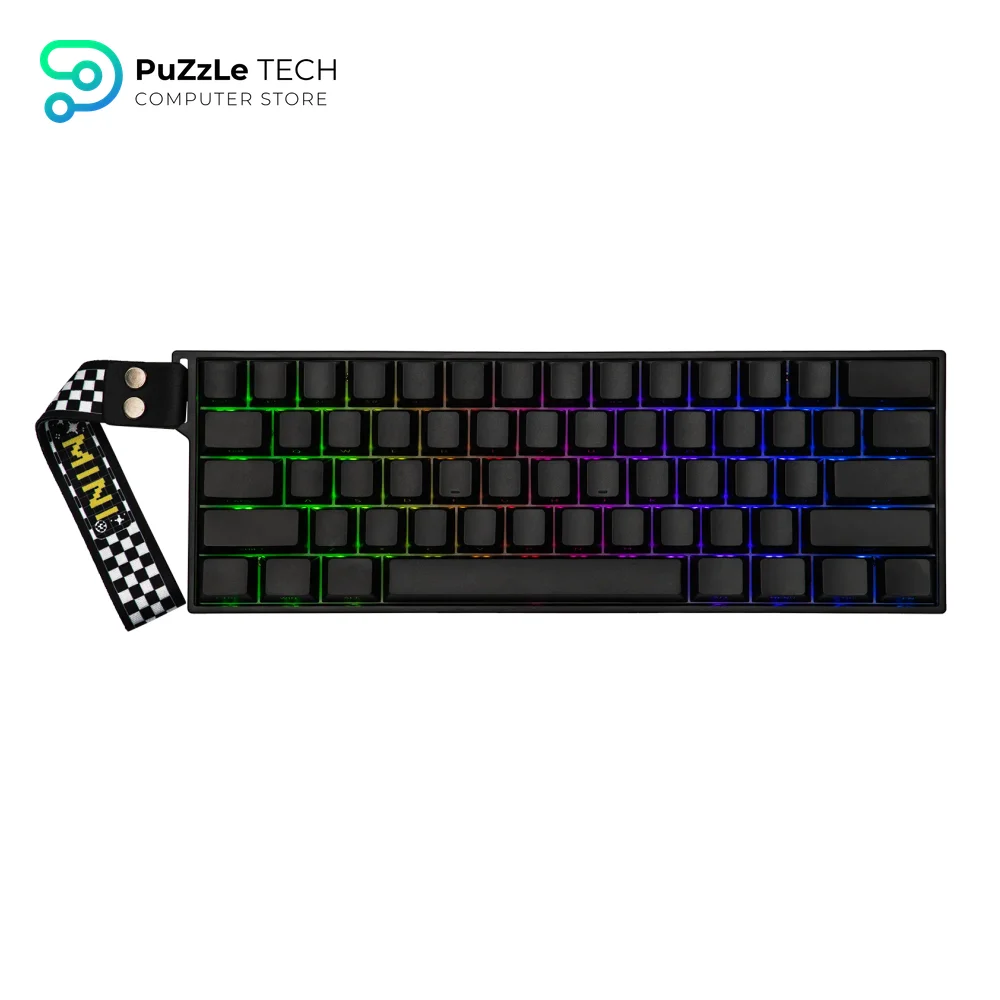 AULA MINI60 HE Pro Magnetic Switch Keyboard Tri-Mode 8K Stormrise Switch, Black-2186 5