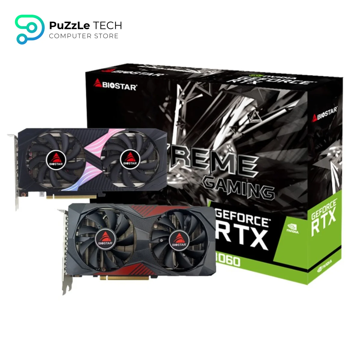 BIOSTAR NVIDIA GeForce RTX 3060 12GB GDDR6 Graphics Cards