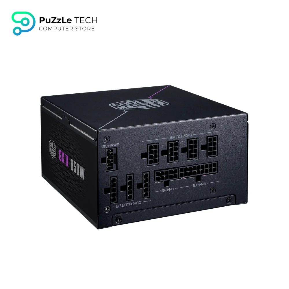 Cooler Master GX II Gold 850W ATX 3.0 80+ Gold Fully Modular PSU - PCIe 5.0 Ready 2
