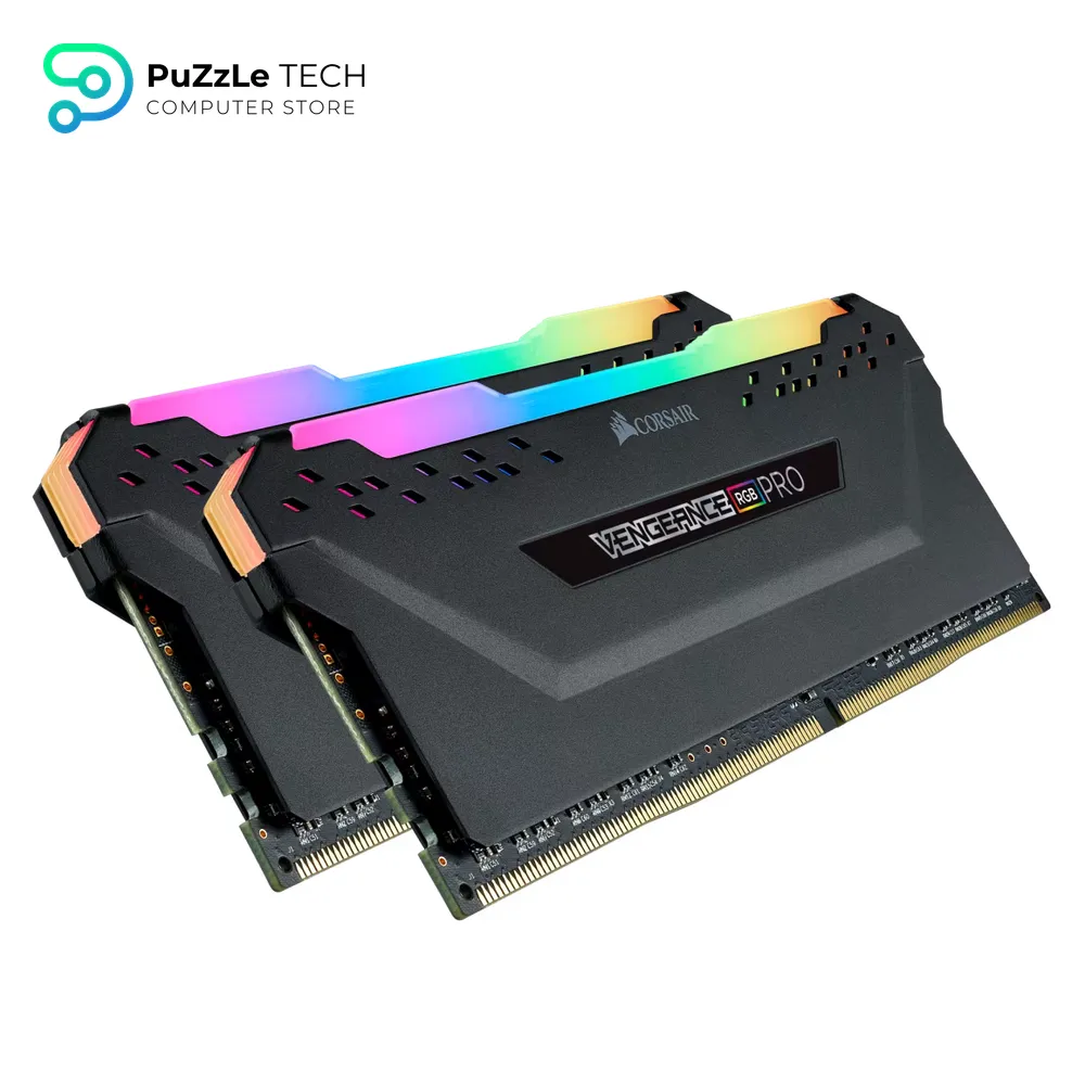 Corsair Vengeance RGB PRO 16GB (2x8GB) DDR4 3200MHz C16 Desktop Memory - Black